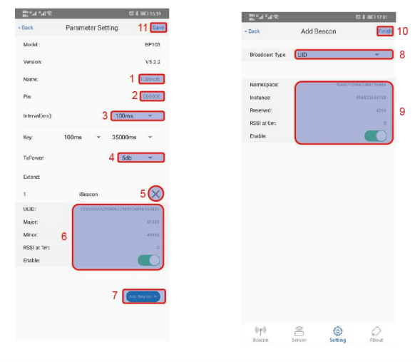 Programmable Beacon tutorial step 3